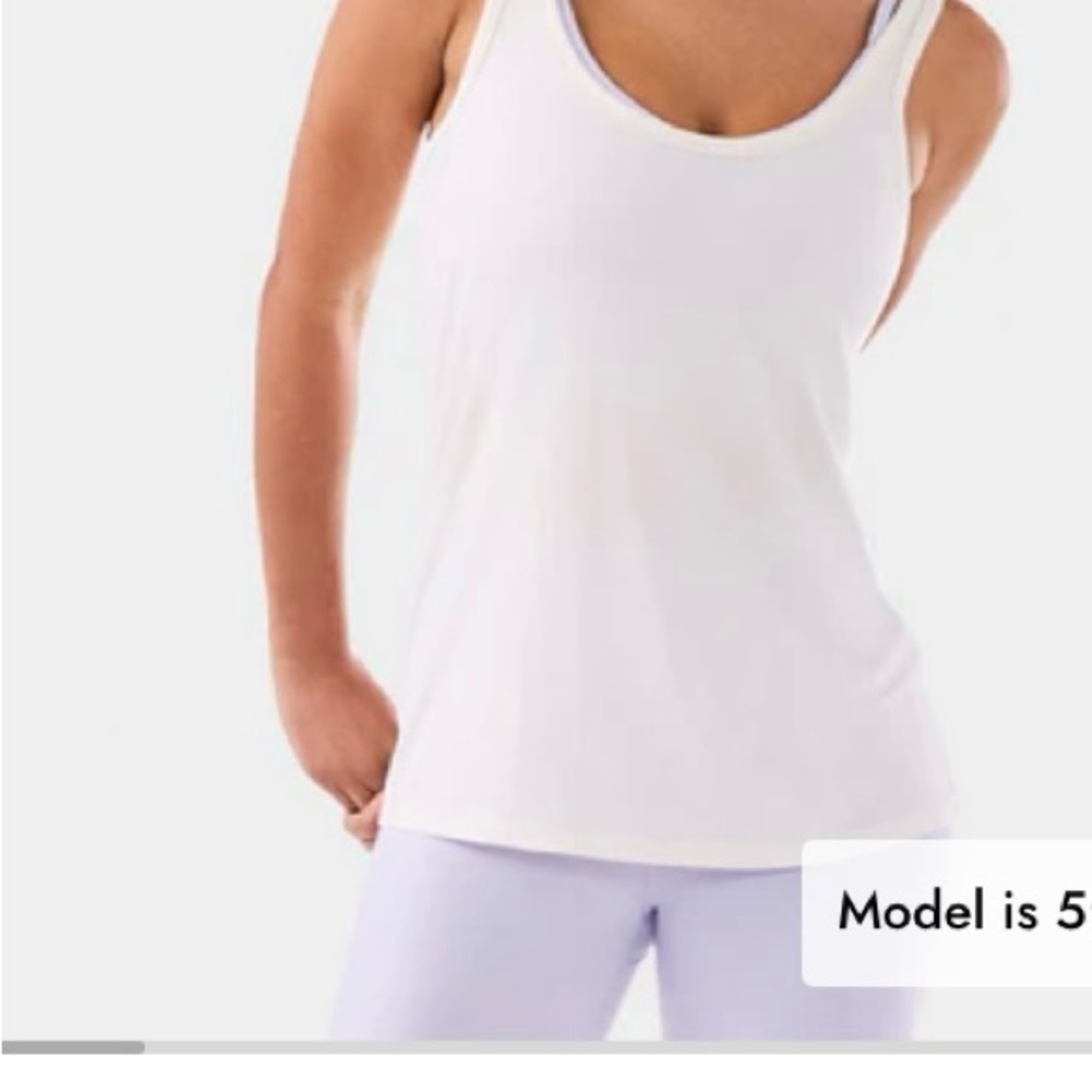 TAVI Active Fitted Swoop Tank NWT